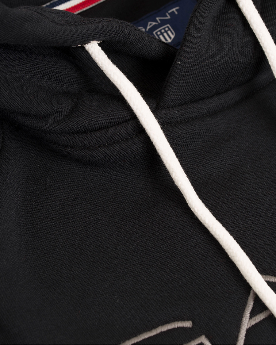Herr | Tröjor | GANT | Shield Sweat Hoodie Black