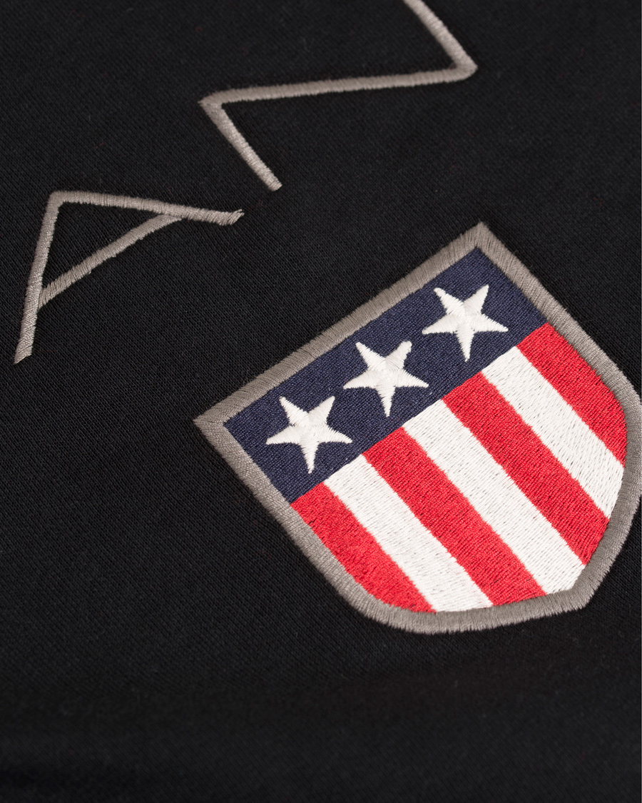 Herr | Tröjor | GANT | Shield Sweat Hoodie Black