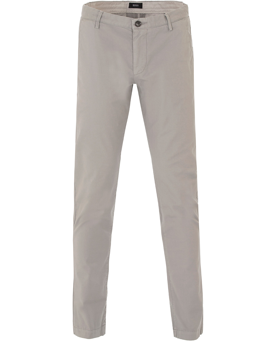 Herr | Byxor | BOSS BLACK | BOSS Rice 3D Chinos Open Grey