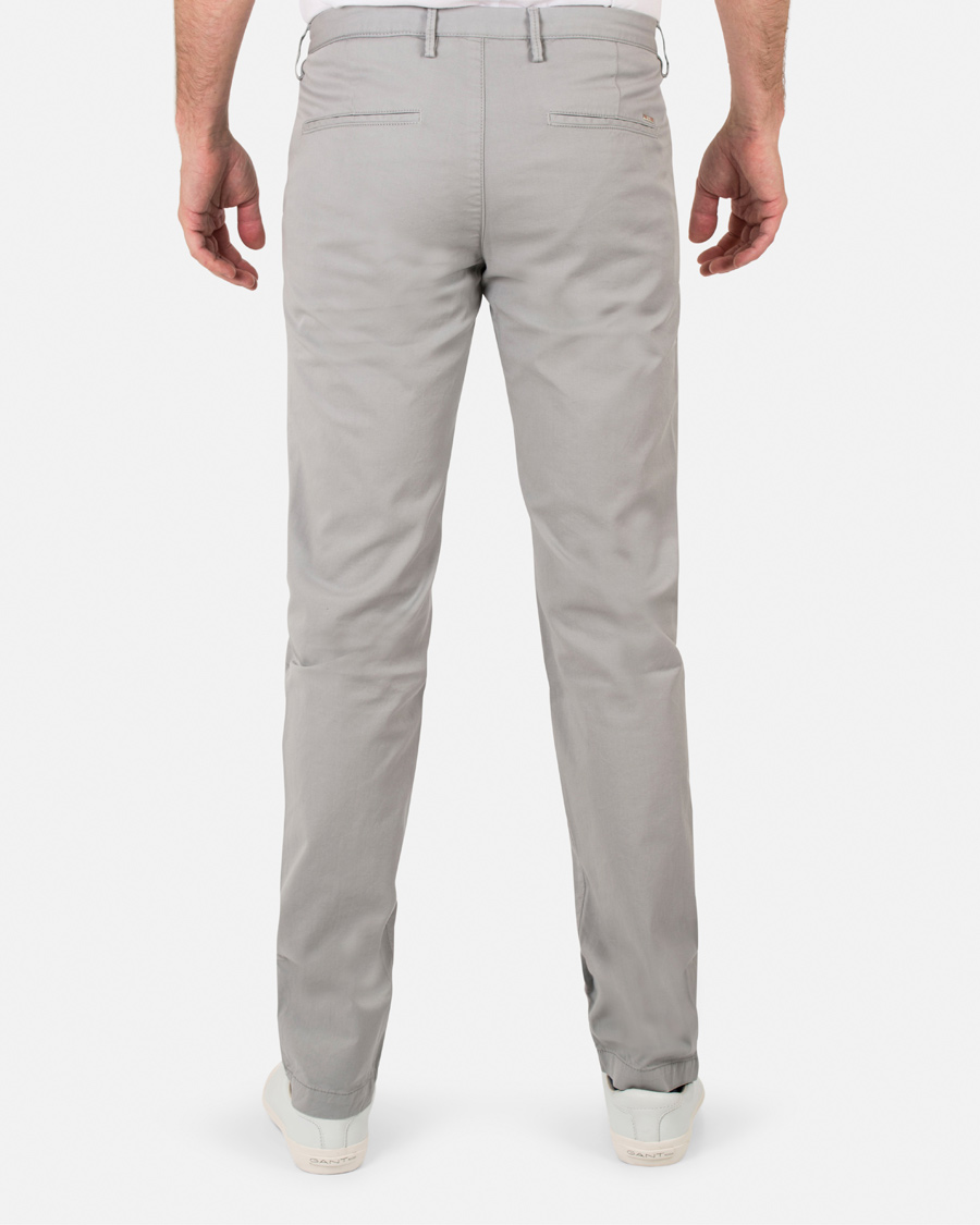 Herr | Byxor | BOSS BLACK | BOSS Rice 3D Chinos Open Grey