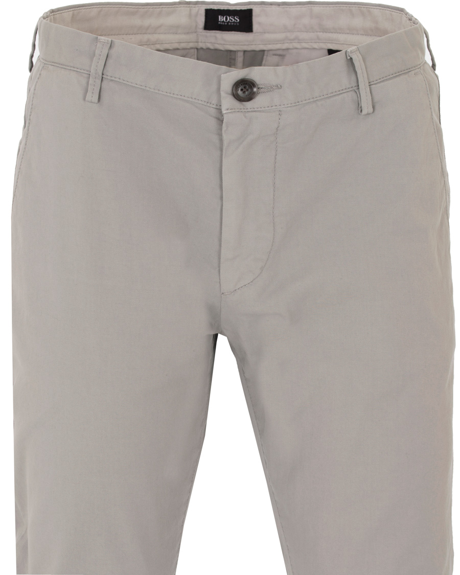 Herr | Byxor | BOSS BLACK | BOSS Rice 3D Chinos Open Grey