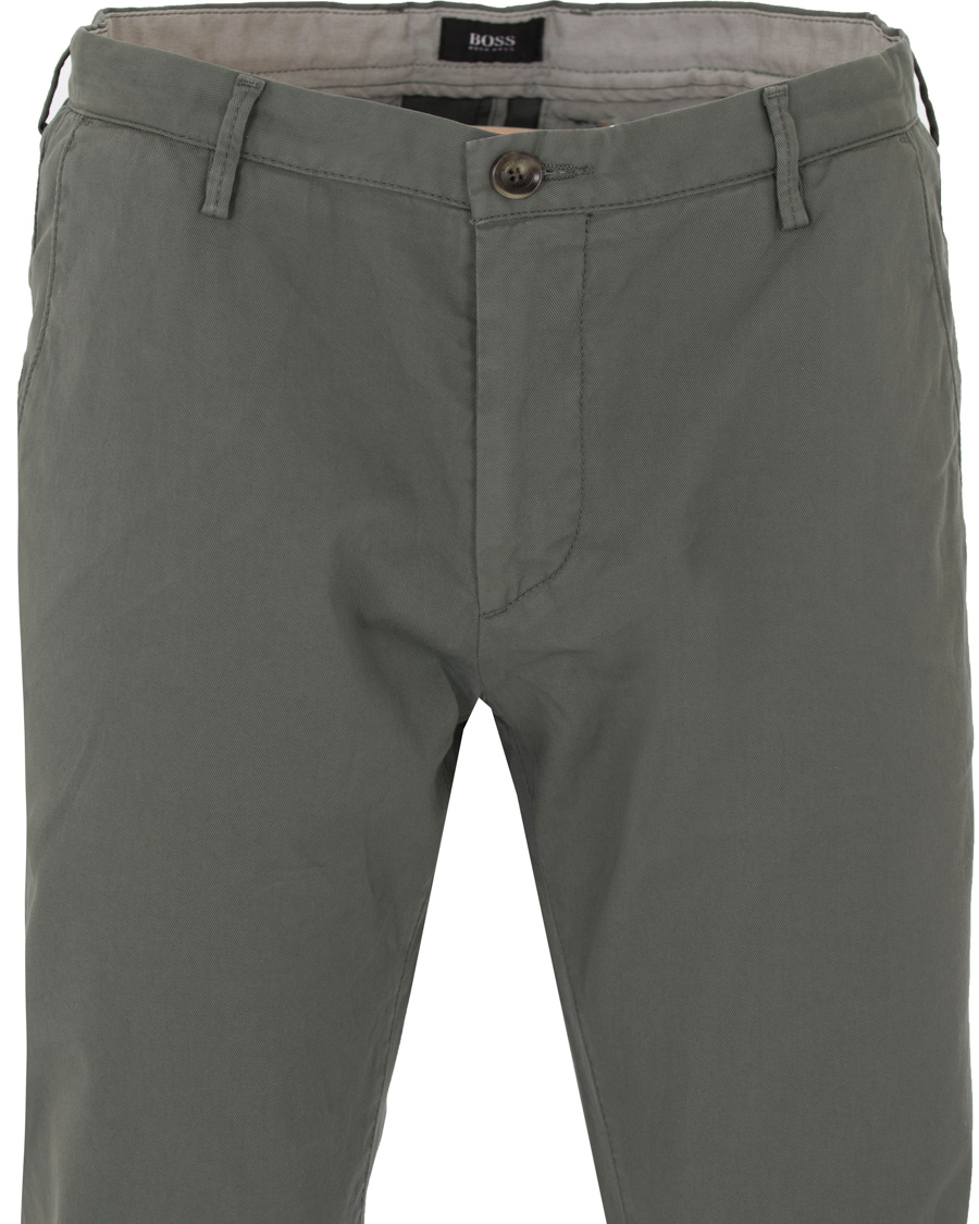 Herr | Byxor | BOSS BLACK | BOSS Rice 3D Chinos Green