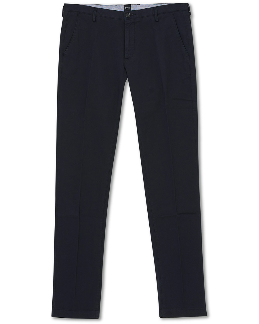 Herr | Byxor | BOSS BLACK | BOSS Rice 3D Chinos Dark Blue