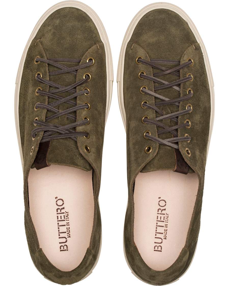 Herr | Buttero Sneaker Army Green Suede | Buttero | Sneaker Army Green Suede