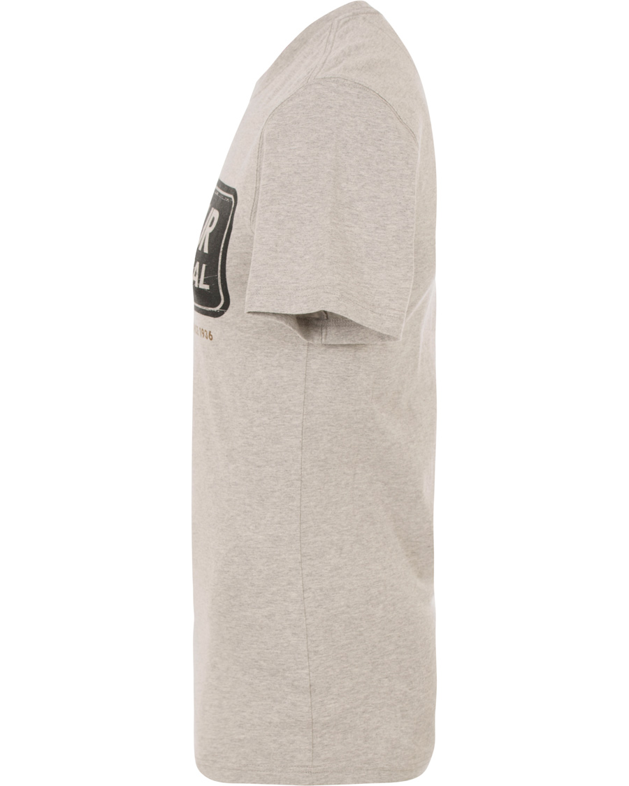 Herr | T-Shirts | Barbour International | Logo Tee Grey Marl