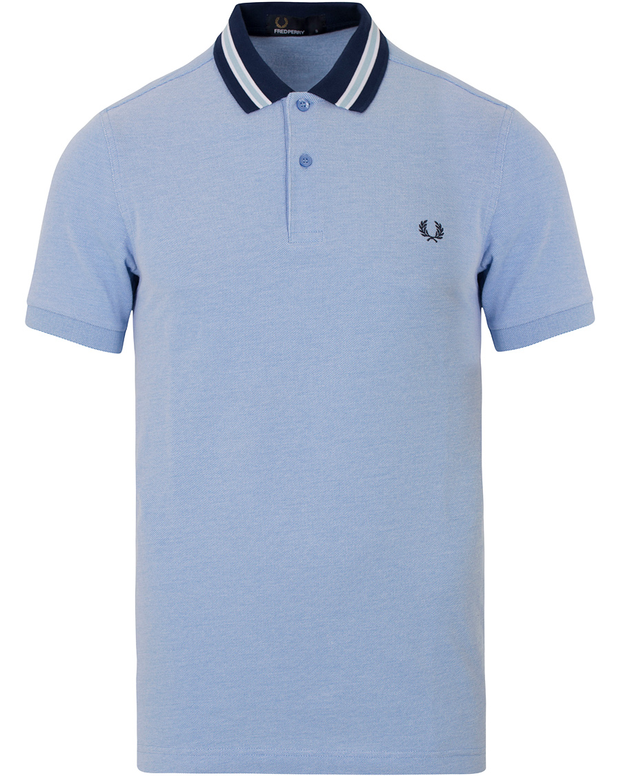 Herr | Pikéer | Fred Perry | Oxford Bomber Collar Polo Light Smoke