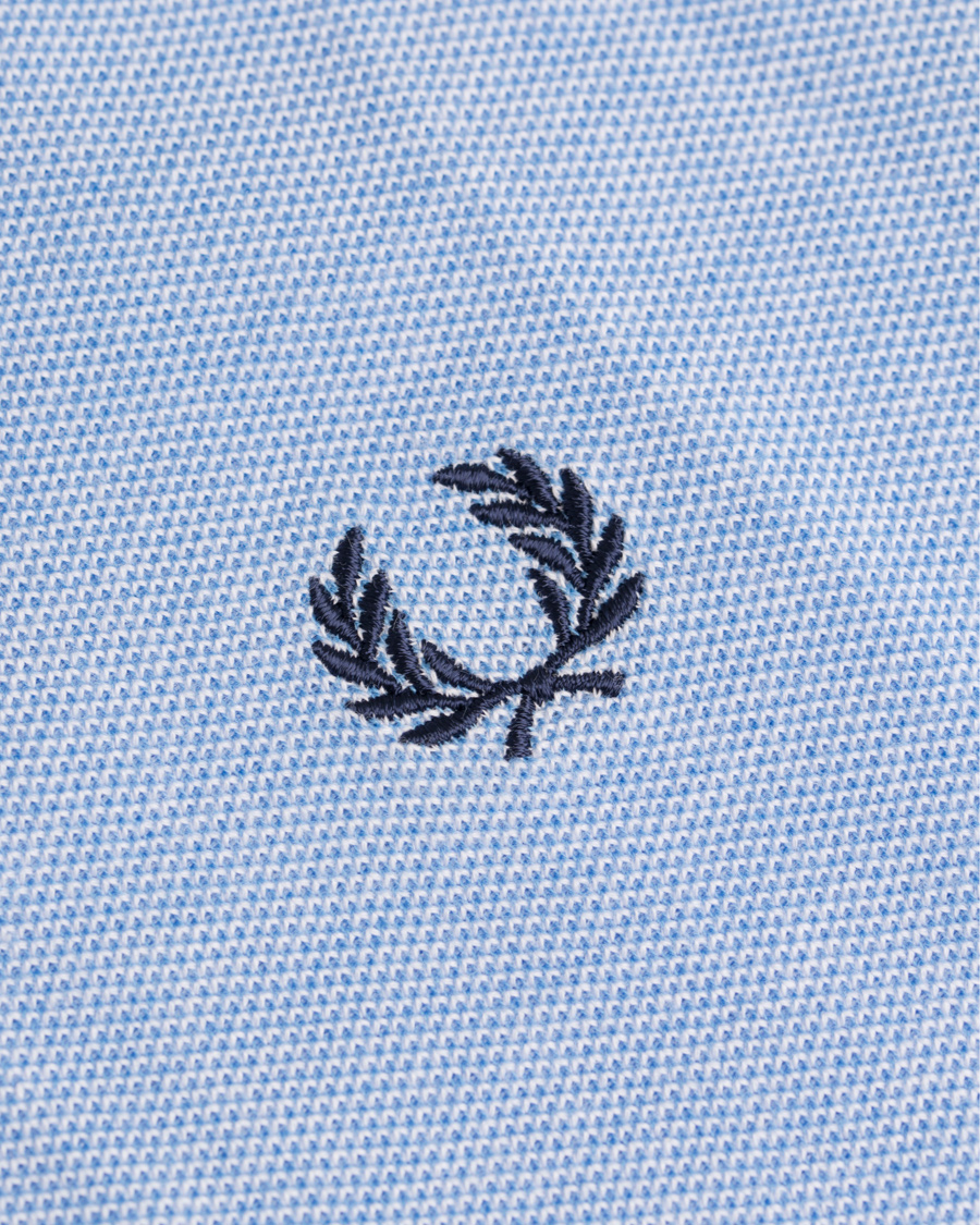 Herr | Pikéer | Fred Perry | Oxford Bomber Collar Polo Light Smoke