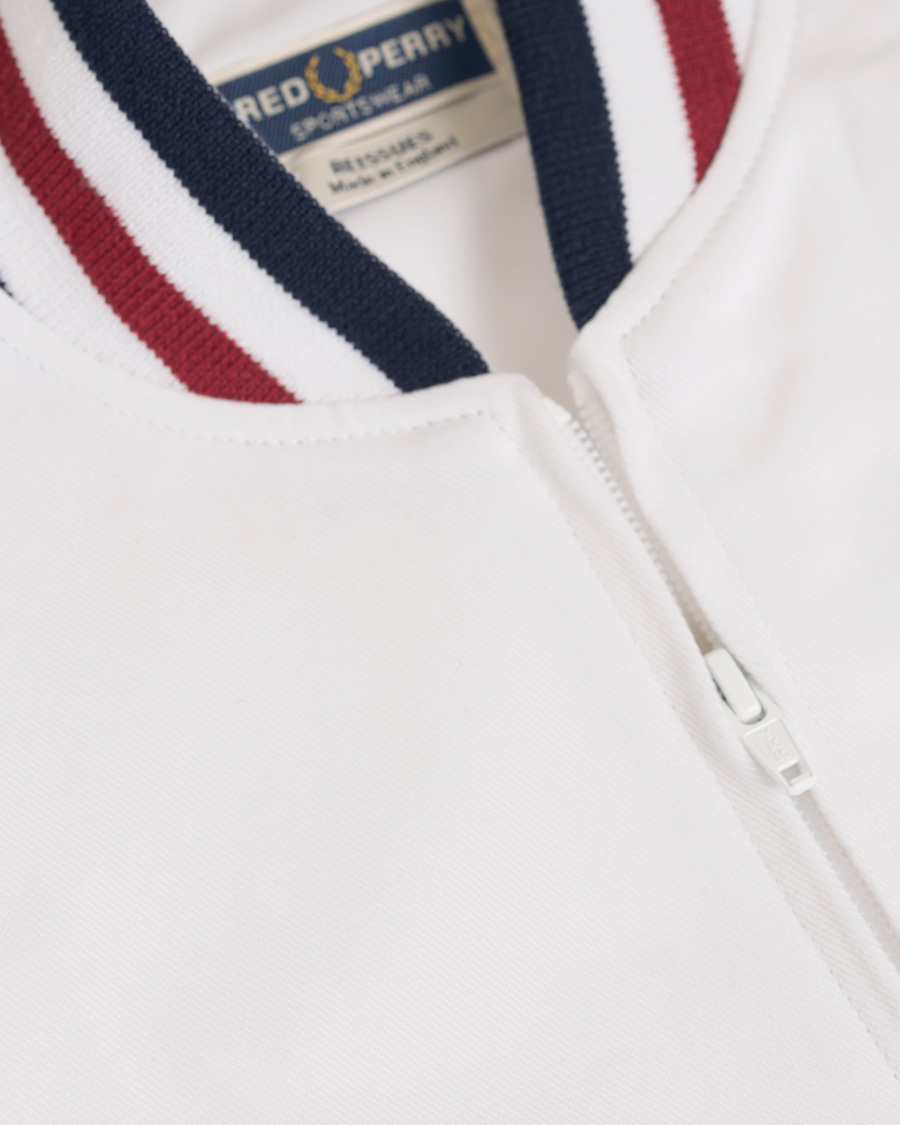 Herr | Jackor | Fred Perry Reissues | Twin Tip Bomber Jacket White