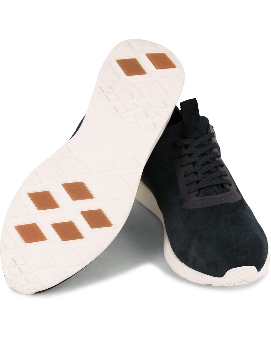 Herr | GANT Capo Suede Running Lightweight Sneaker Marine | GANT | Capo Suede Running Lightweight Sneaker Marine