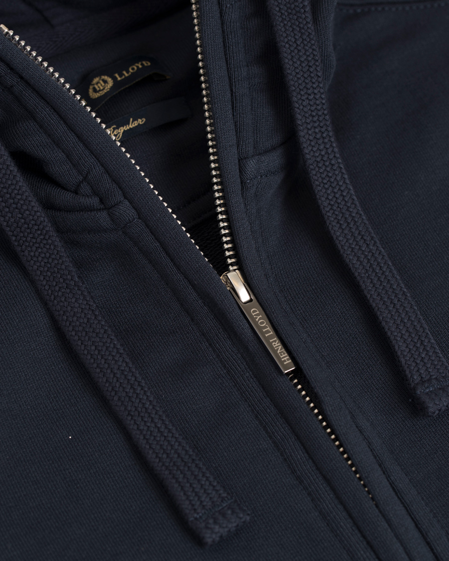 Herr | Tröjor | Henri-Lloyd | Henri Lloyd Bredgar Full Zip Hoodie Navy