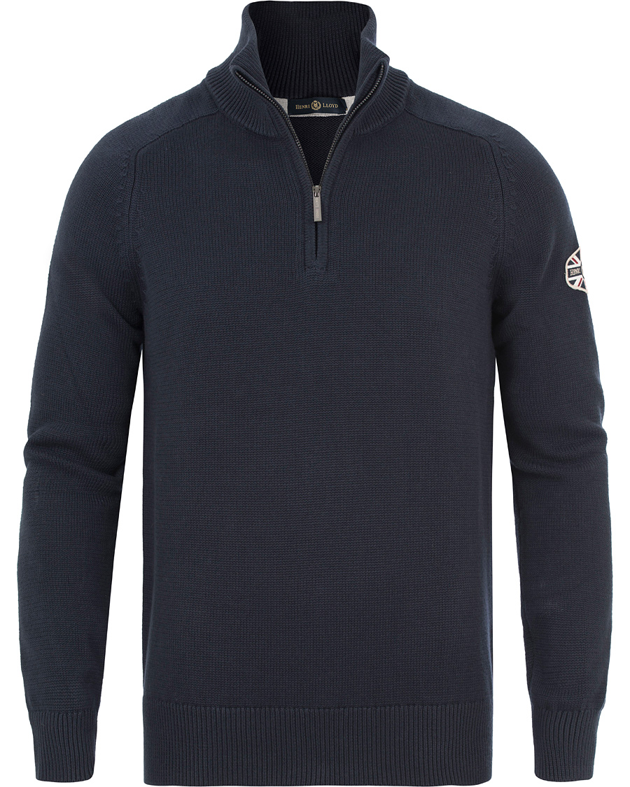 Herr | Tröjor | Henri-Lloyd | Henri Lloyd Branded Danesford Knitted Half Zip Navy