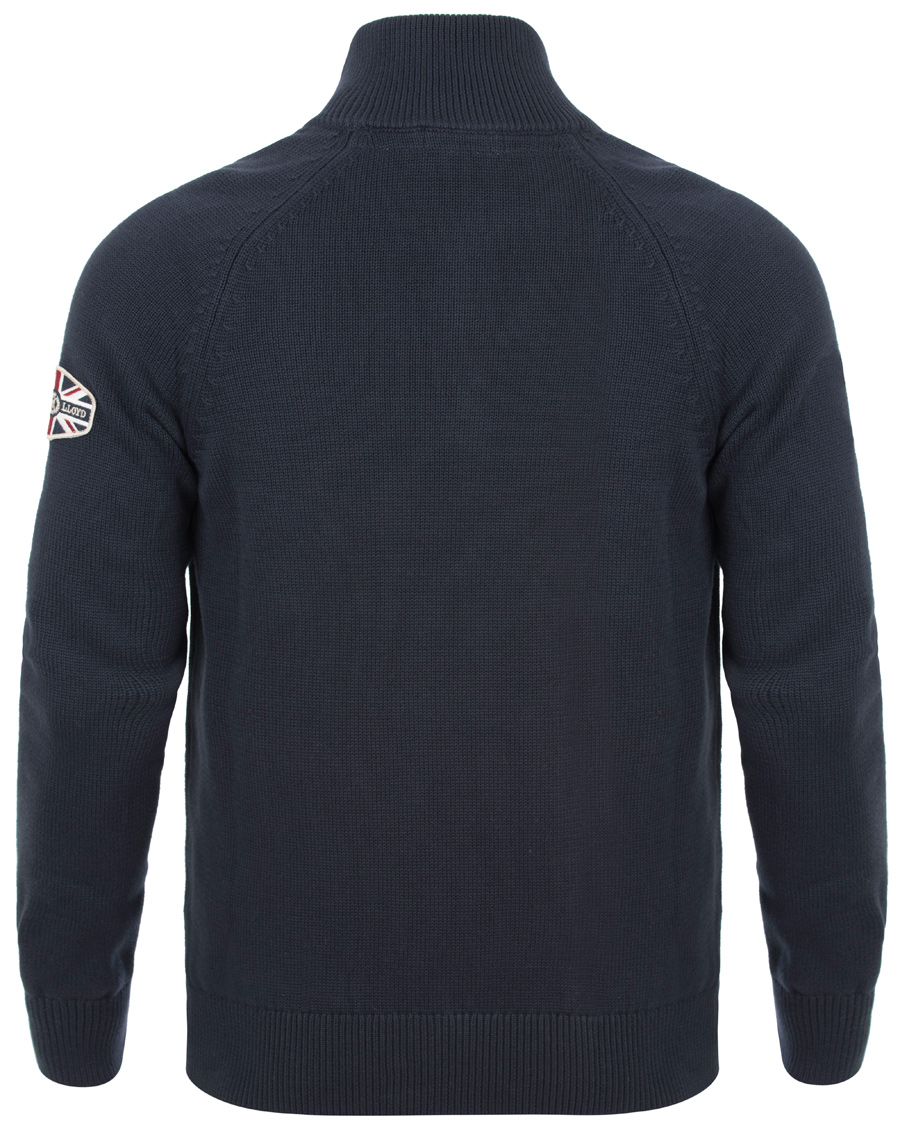 Herr | Tröjor | Henri-Lloyd | Henri Lloyd Branded Danesford Knitted Half Zip Navy
