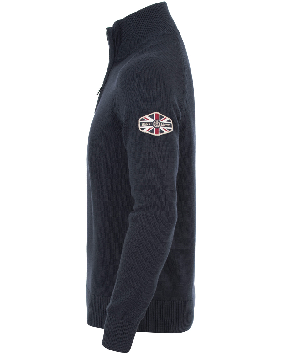 Herr | Tröjor | Henri-Lloyd | Henri Lloyd Branded Danesford Knitted Half Zip Navy