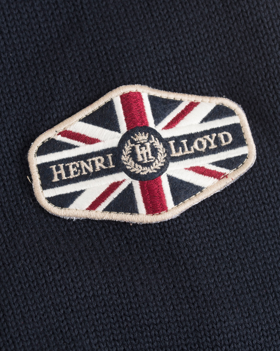 Herr | Tröjor | Henri-Lloyd | Henri Lloyd Branded Danesford Knitted Half Zip Navy