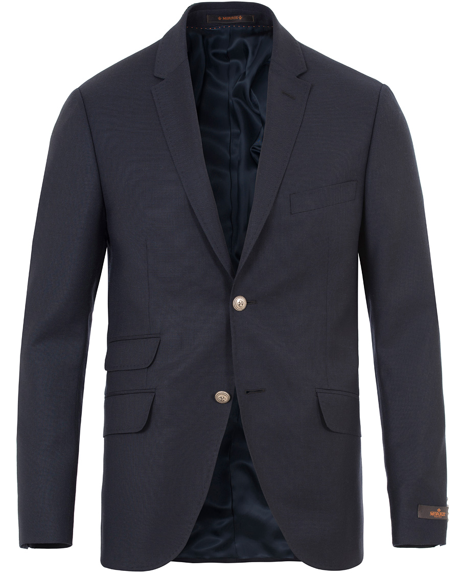 Herr | Kavajer | Morris | Charles Wool Club Blazer Navy