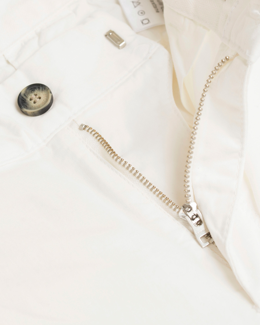 Herr | Byxor | Morris | Light Twill Chino Off White