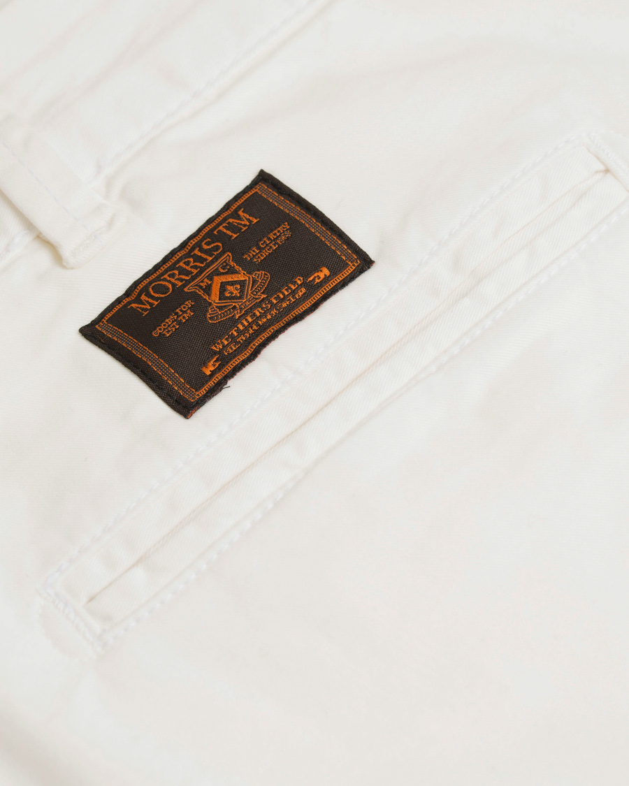Herr | Byxor | Morris | Light Twill Chino Off White