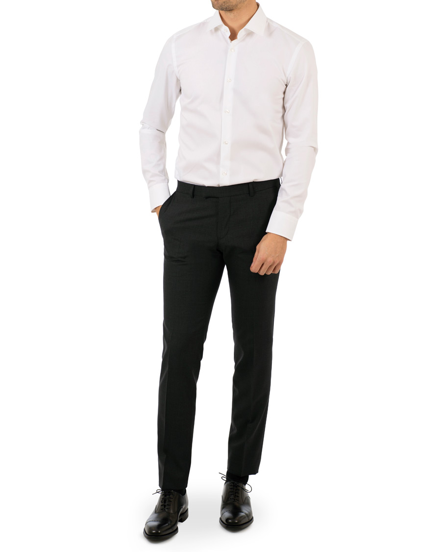 Herr | Skjortor | BOSS BLACK | BOSS Jenno Slim Fit Shirt White
