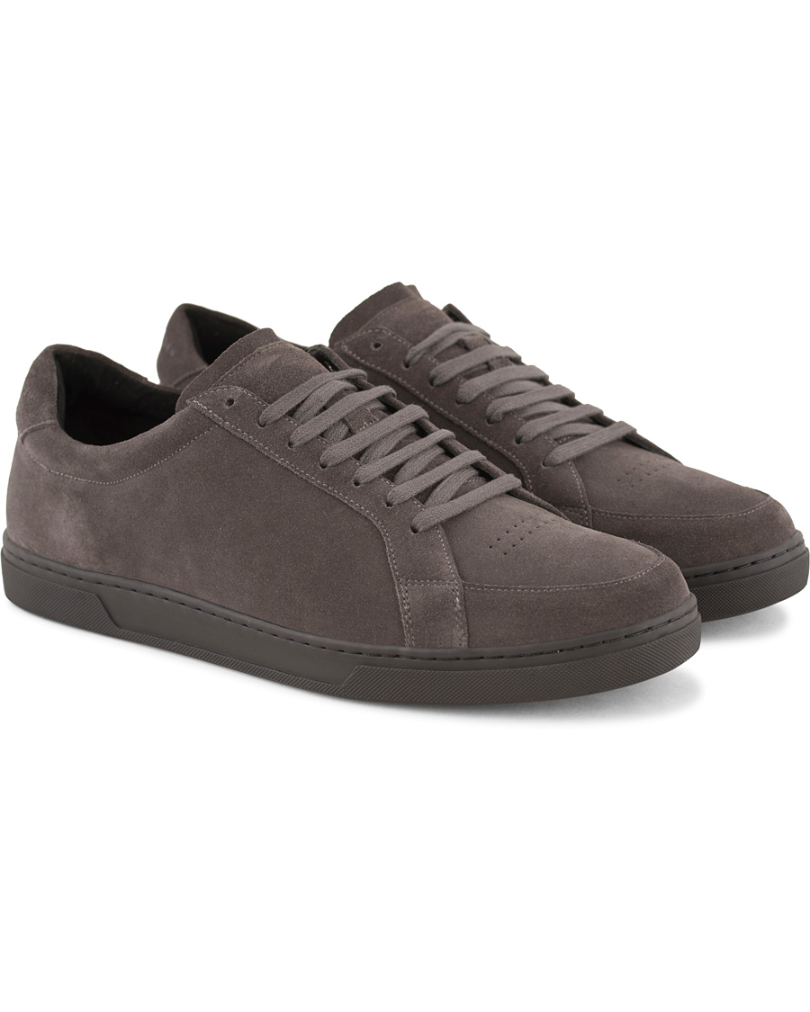 Herr | Tiger of Sweden Arne Suede Sneakers Charcoal | Tiger of Sweden | Arne Suede Sneakers Charcoal
