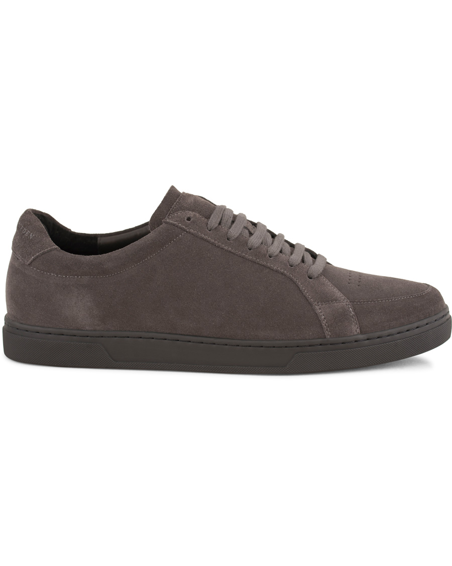 Herr | Tiger of Sweden Arne Suede Sneakers Charcoal | Tiger of Sweden | Arne Suede Sneakers Charcoal