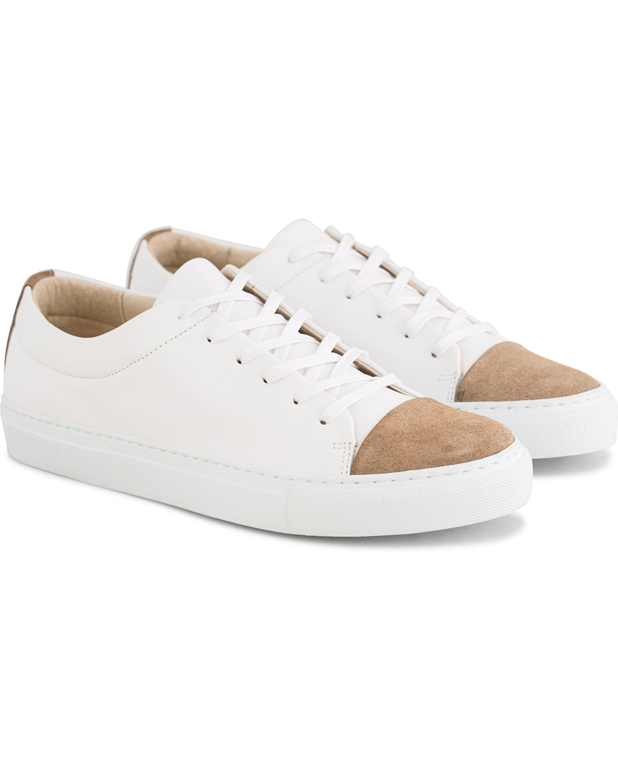 Herr | Morris Heritage Stratford Leather Toe Cap Shoes White | Morris Heritage | Stratford Leather Toe Cap Shoes White