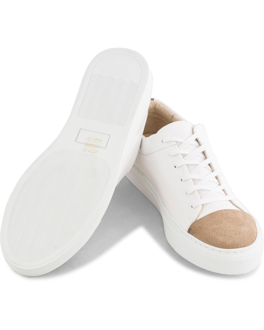Herr | Morris Heritage Stratford Leather Toe Cap Shoes White | Morris Heritage | Stratford Leather Toe Cap Shoes White