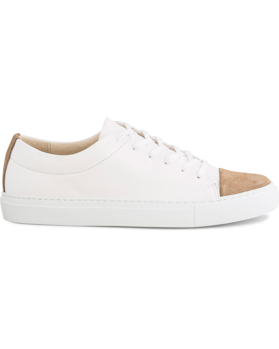 Herr | Morris Heritage Stratford Leather Toe Cap Shoes White | Morris Heritage | Stratford Leather Toe Cap Shoes White