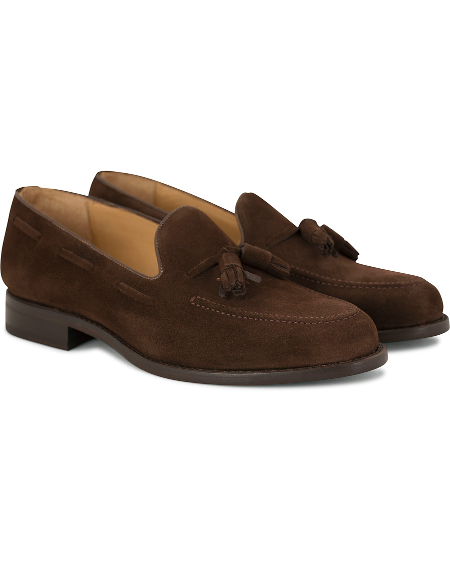 Herr | Morris Avon Tassel Loafer Brown Suede | Morris | Avon Tassel Loafer Brown Suede