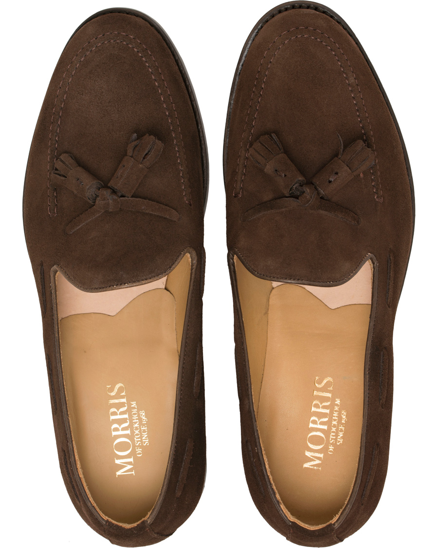 Herr | Morris Avon Tassel Loafer Brown Suede | Morris | Avon Tassel Loafer Brown Suede
