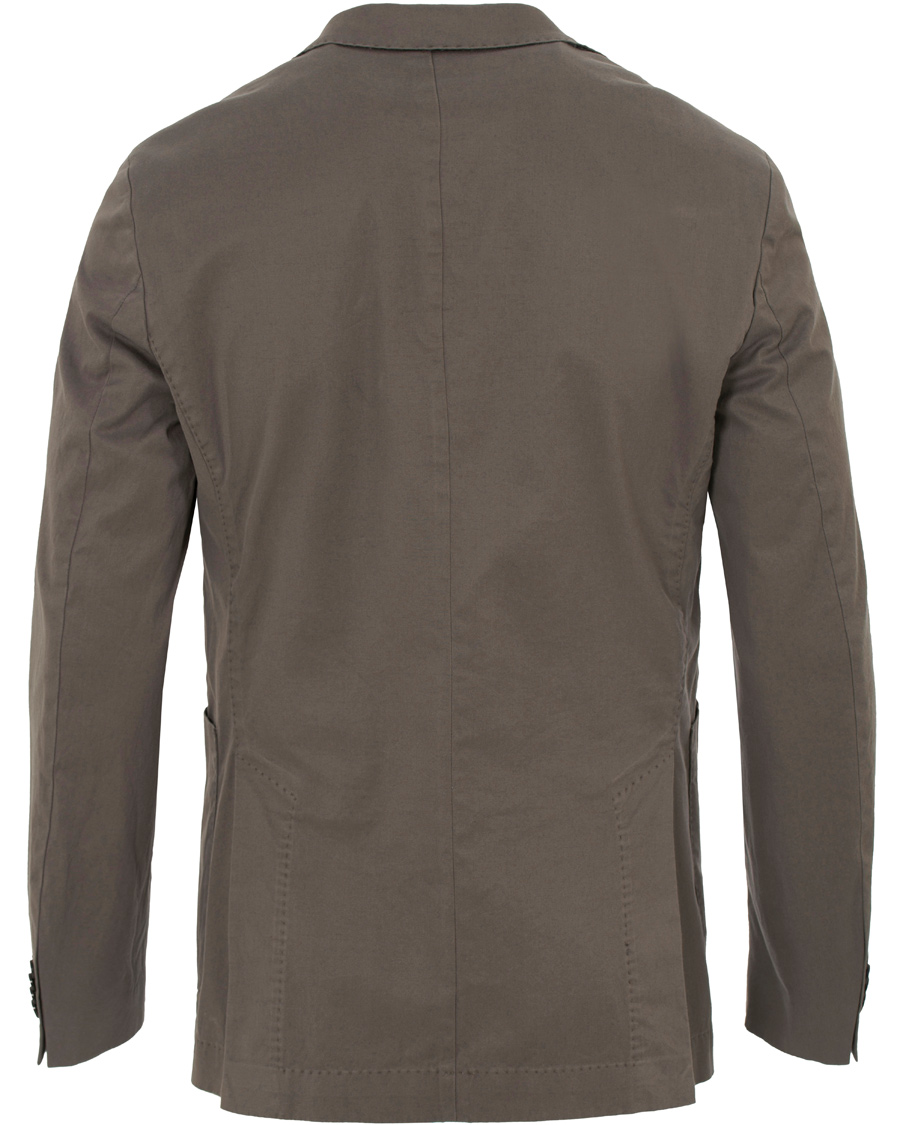 Herr | Kavajer | Oscar Jacobson | Einar Stretch Cotton Patch Pocket Olive Green