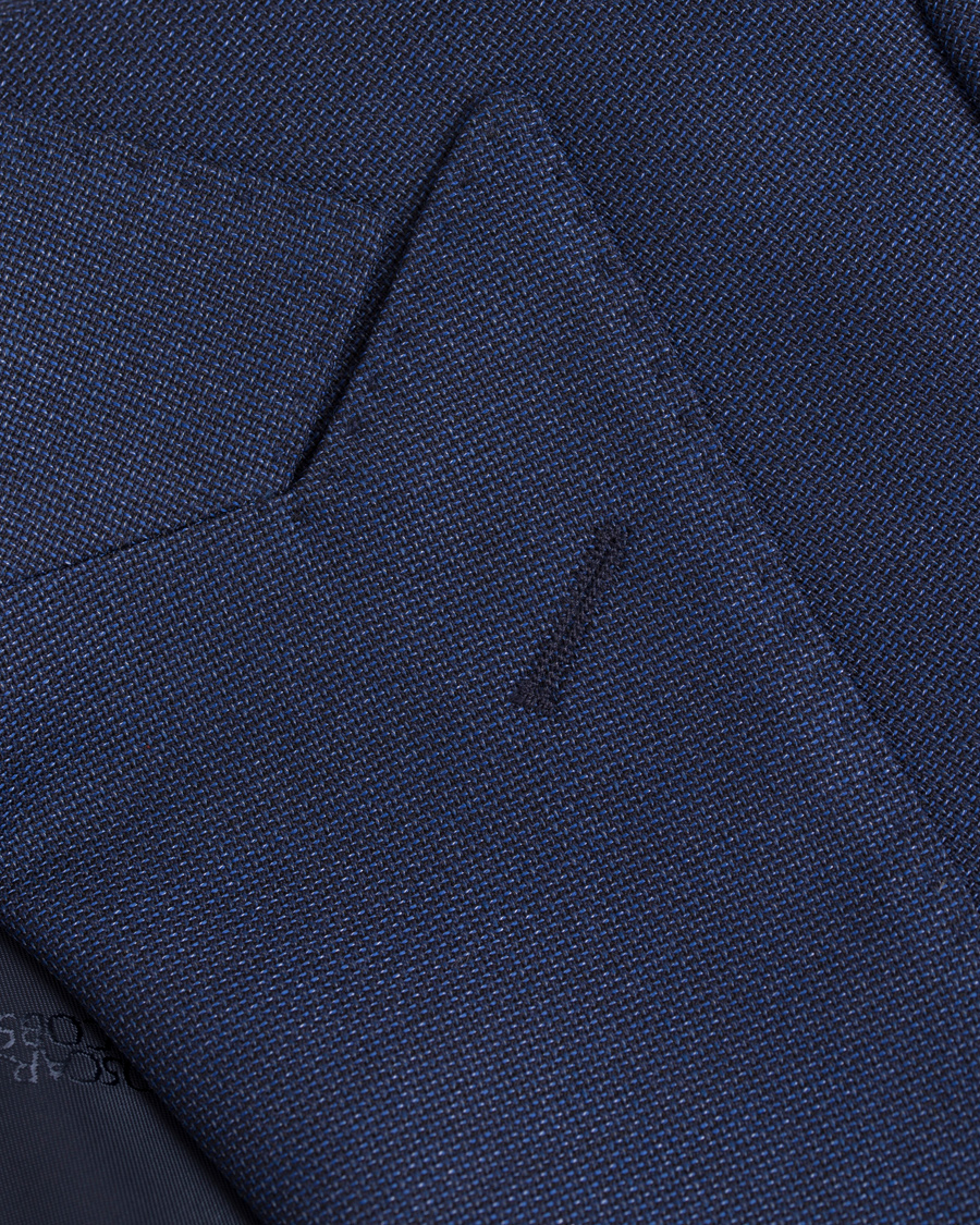Herr | Kostymer | Oscar Jacobson | Elmer Peak Lapel Suit Blue