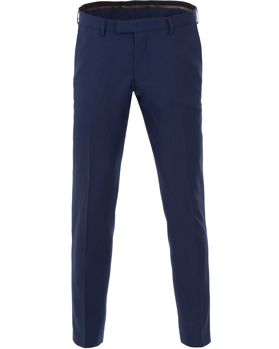 Herr | Kostymer | Oscar Jacobson | Elmer Peak Lapel Suit Blue