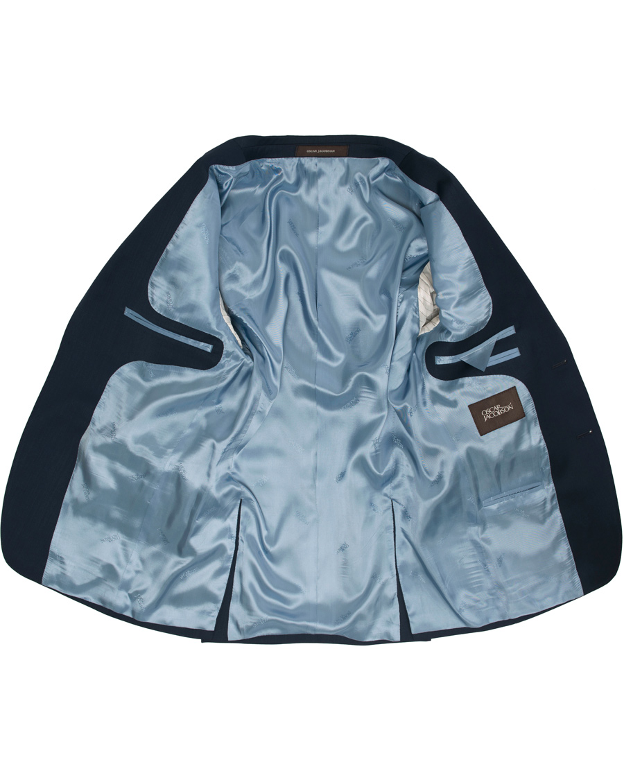 Herr | Kostymer | Oscar Jacobson | Edmund Wool Stretch Suit Blue