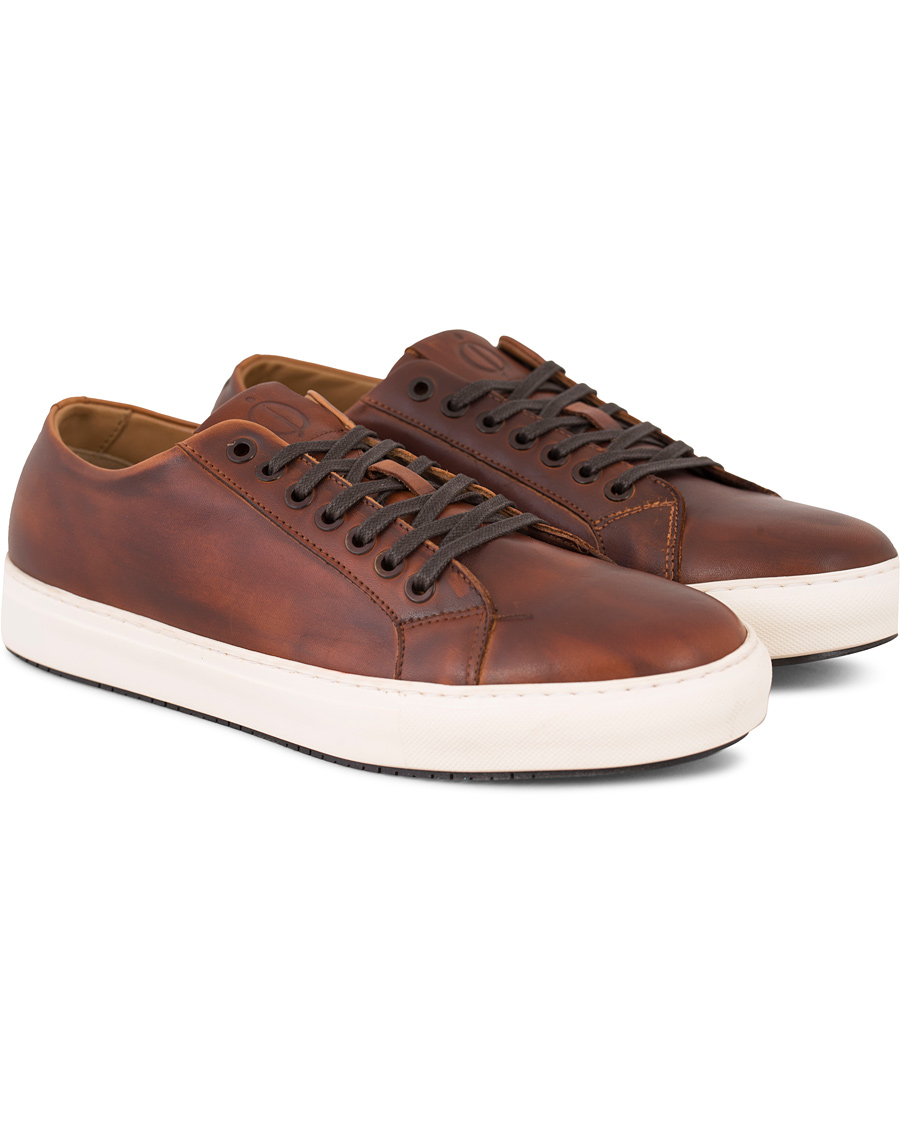 Herr | Oscar Jacobson Phoenix Leather Sneaker Dark Brown | Oscar Jacobson | Phoenix Leather Sneaker Dark Brown