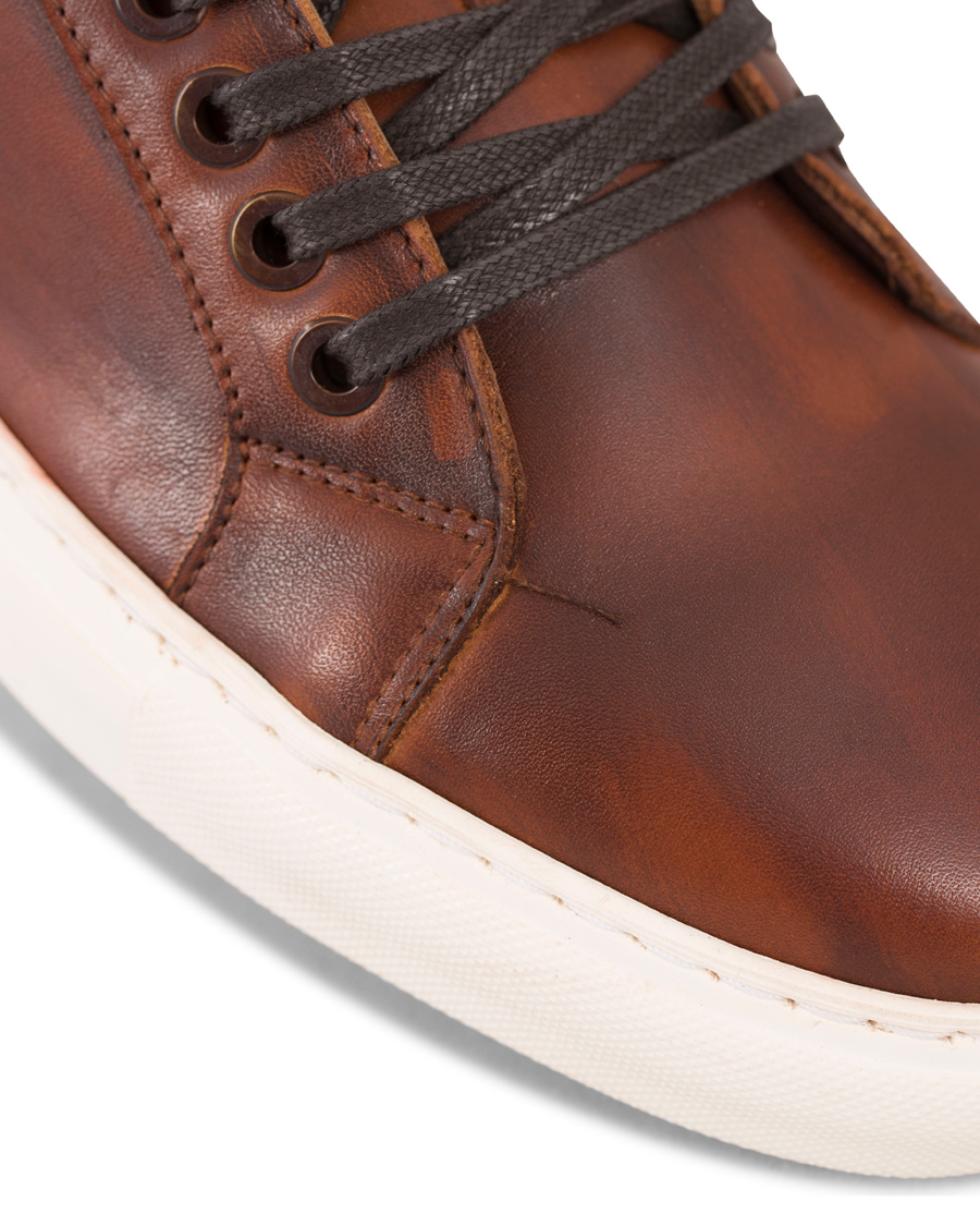 Herr | Oscar Jacobson Phoenix Leather Sneaker Dark Brown | Oscar Jacobson | Phoenix Leather Sneaker Dark Brown