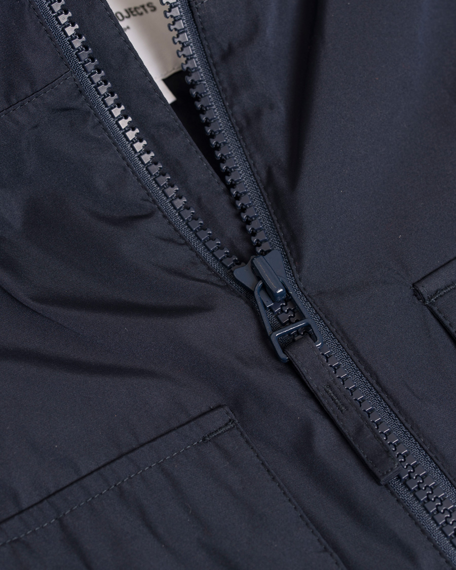 Norse Projects Skipper Double Dyed Jacket Navy hos CareOfCarl.se