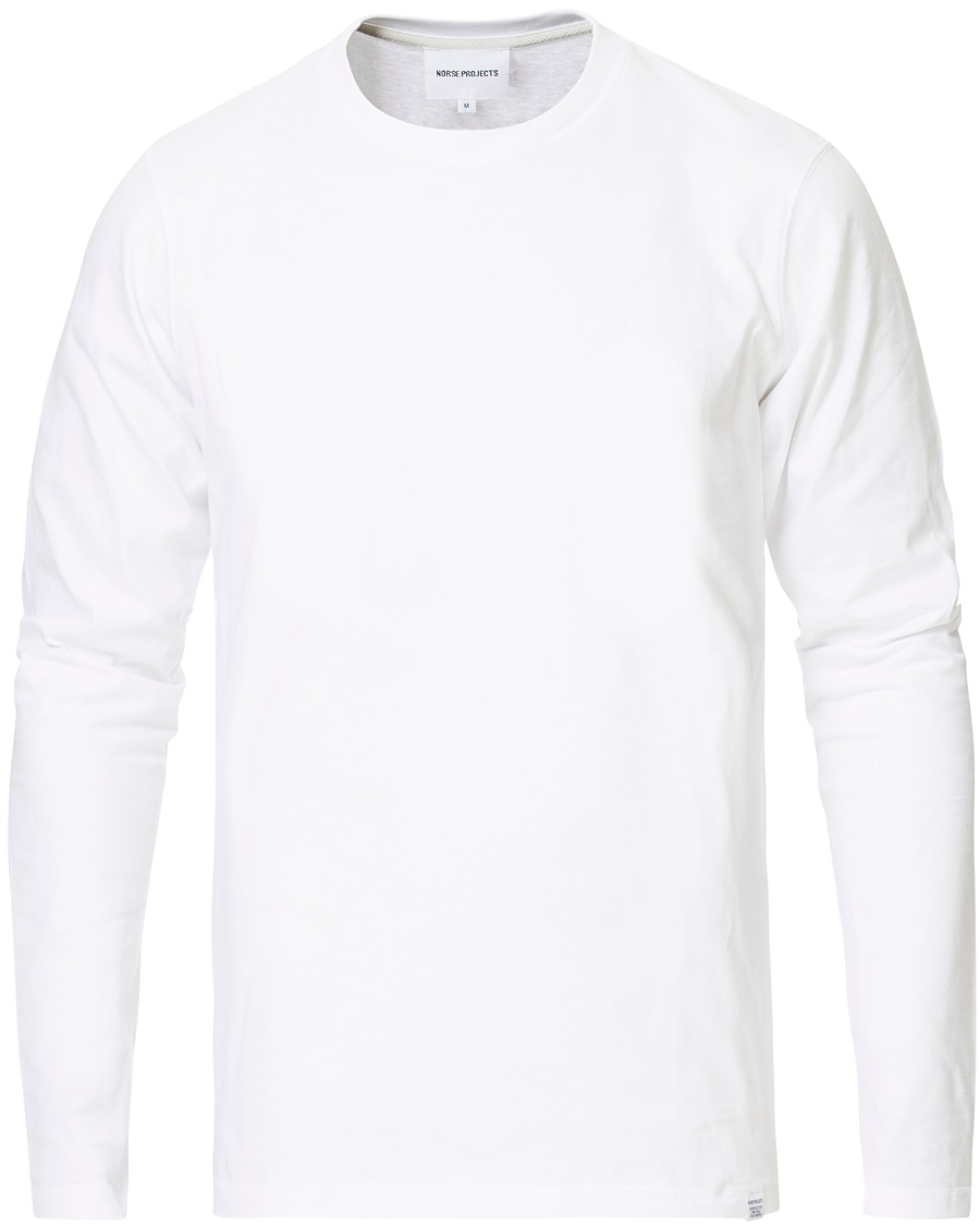 Herr | T-Shirts | Norse Projects | Niels Long Sleeve T-shirt White