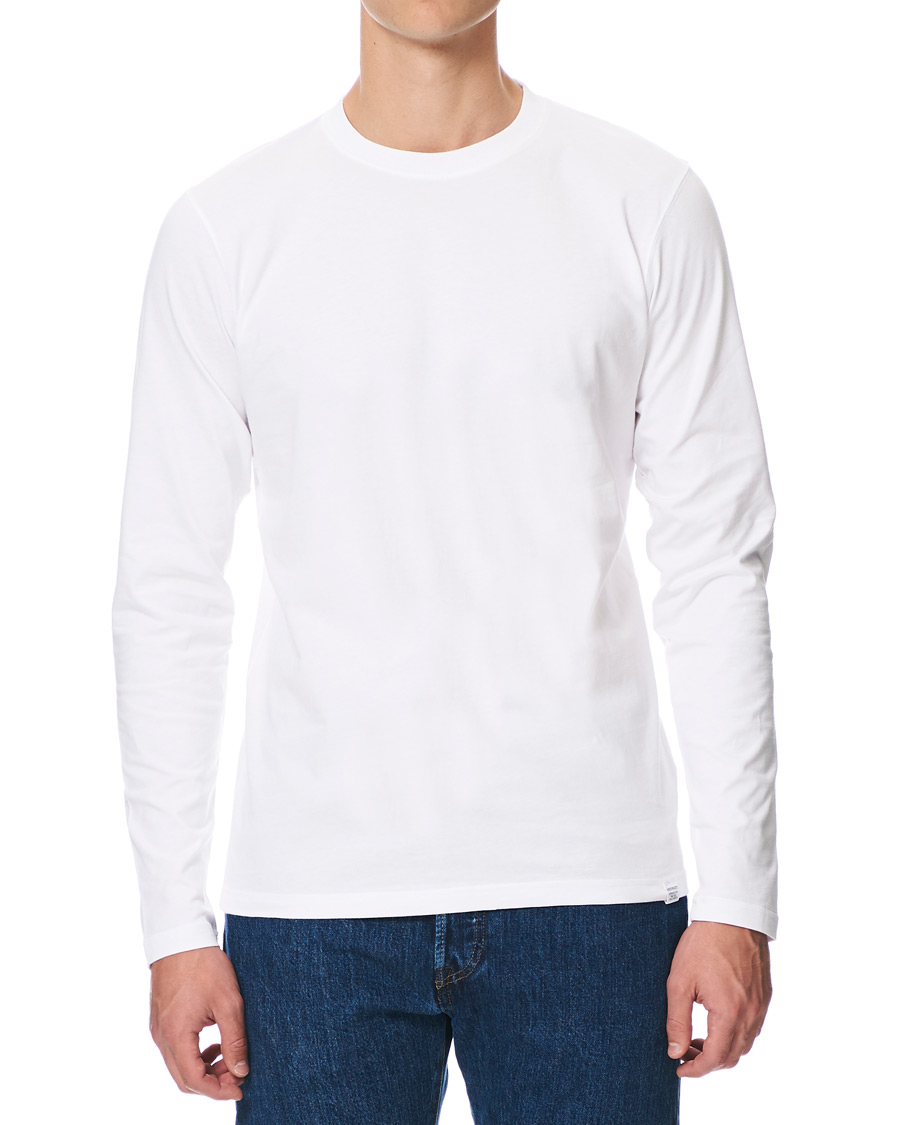 Herr | T-Shirts | Norse Projects | Niels Long Sleeve T-shirt White