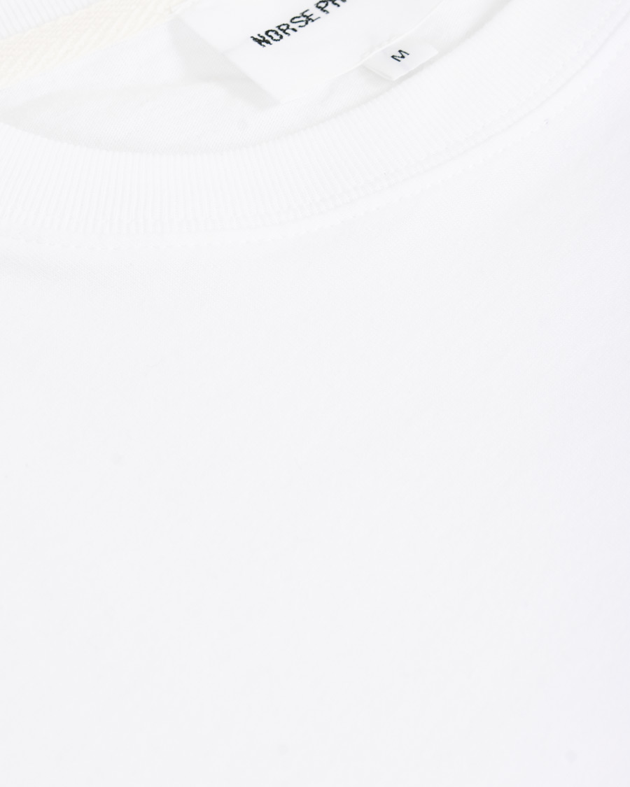 Herr | T-Shirts | Norse Projects | Niels Long Sleeve T-shirt White