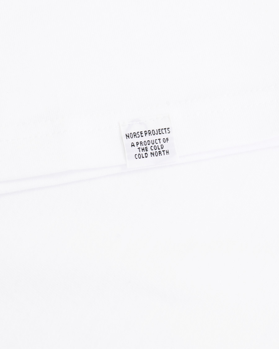 Herr | T-Shirts | Norse Projects | Niels Long Sleeve T-shirt White