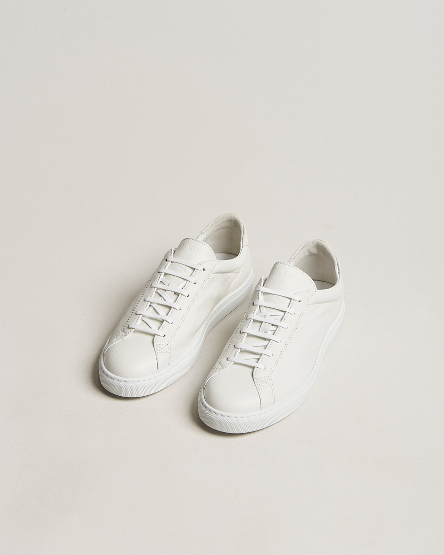 Herr | Sneakers | CQP | Racquet Sneaker White Leather