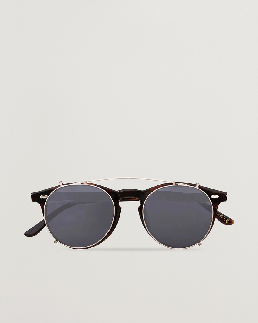 Herr |  | TBD Eyewear | Pleat Clip On Sunglasses Classic Tortoise