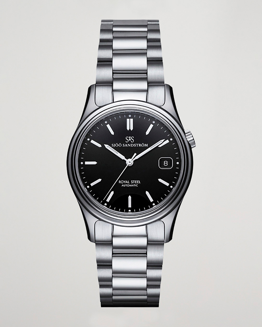 Herr | Sjöö Sandström Royal Steel Classic 36mm Black with Steel | Sjöö Sandström | Royal Steel Classic 36mm Black with Steel