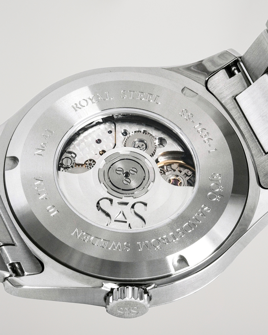 Herr | Sjöö Sandström Royal Steel Classic 36mm Black with Steel | Sjöö Sandström | Royal Steel Classic 36mm Black with Steel