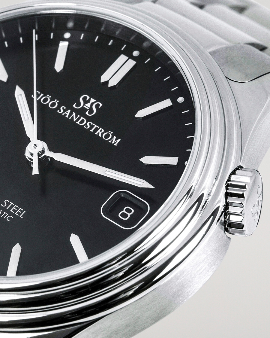Herr | Sjöö Sandström Royal Steel Classic 36mm Black with Steel | Sjöö Sandström | Royal Steel Classic 36mm Black with Steel