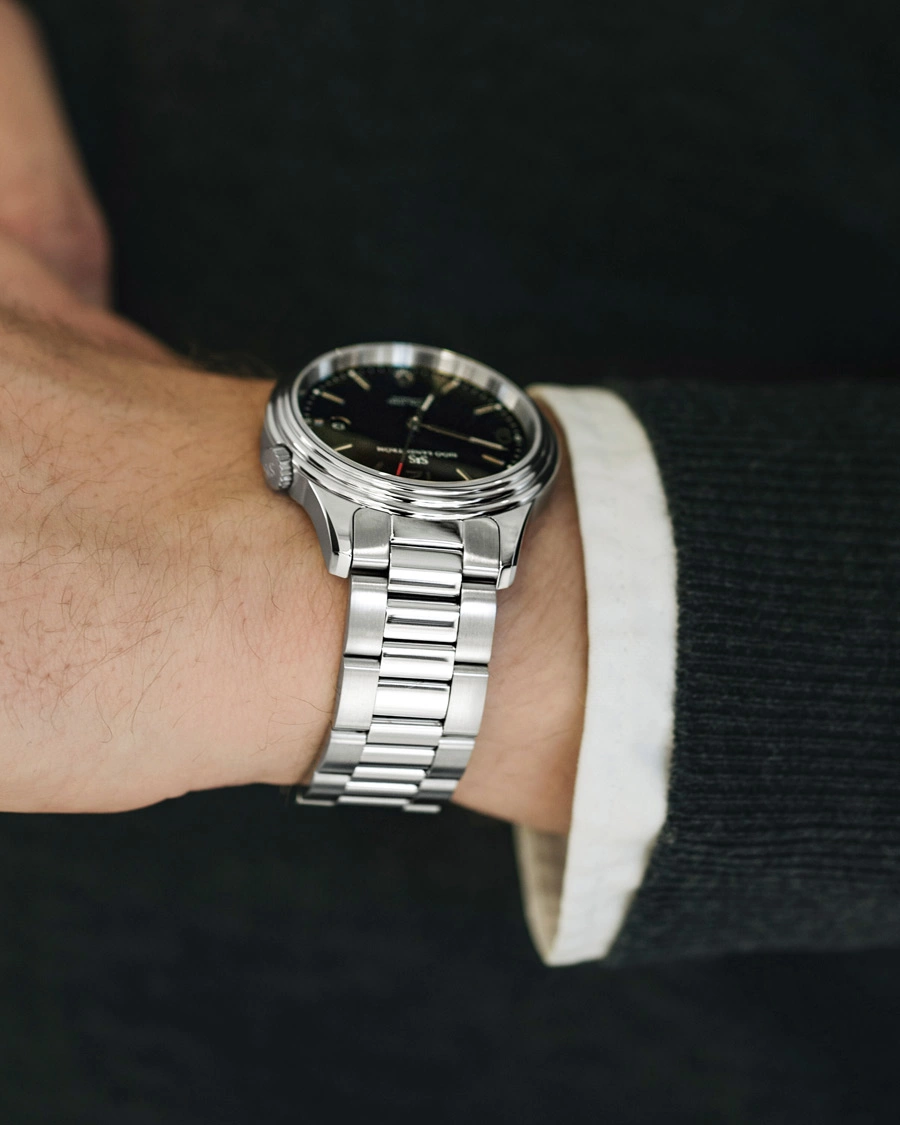 Herr | Sjöö Sandström Royal Steel Classic 41mm Black and Steel | Sjöö Sandström | Royal Steel Classic 41mm Black and Steel