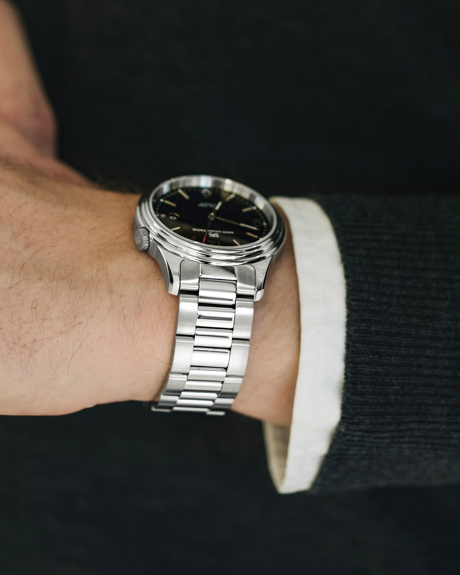 Herr | Sjöö Sandström Royal Steel Classic 41mm Black and Steel | Sjöö Sandström | Royal Steel Classic 41mm Black and Steel