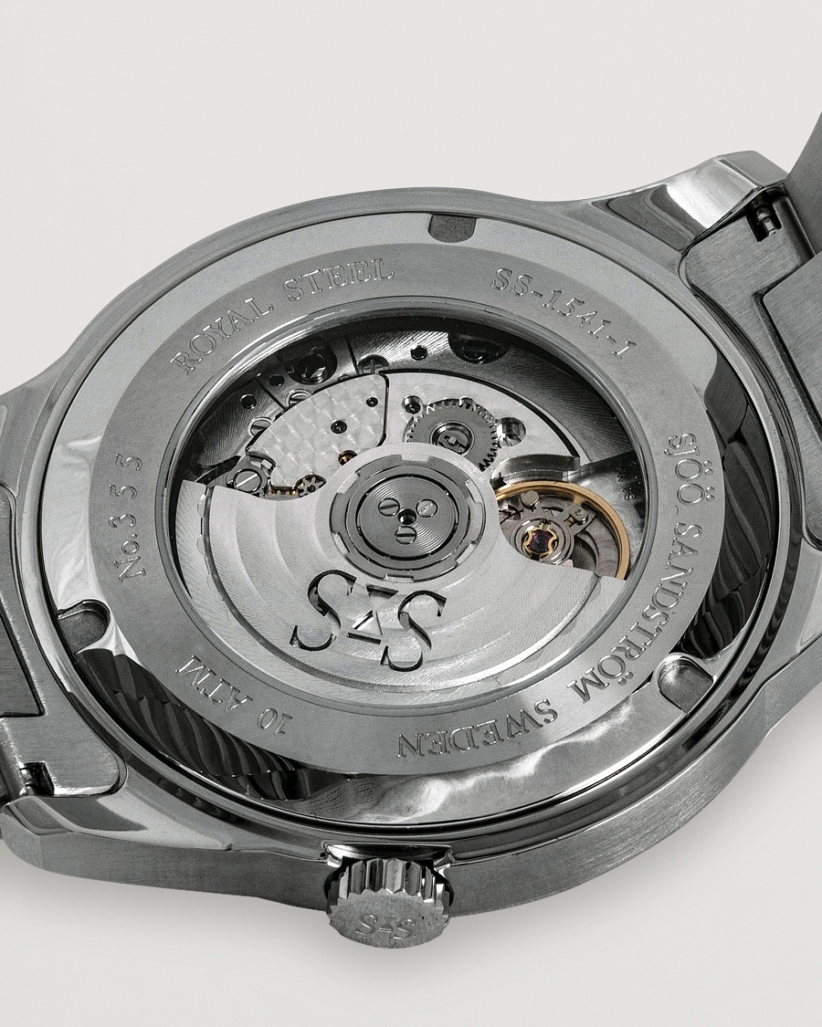 Herr | Sjöö Sandström Royal Steel Classic 41mm Black and Steel | Sjöö Sandström | Royal Steel Classic 41mm Black and Steel