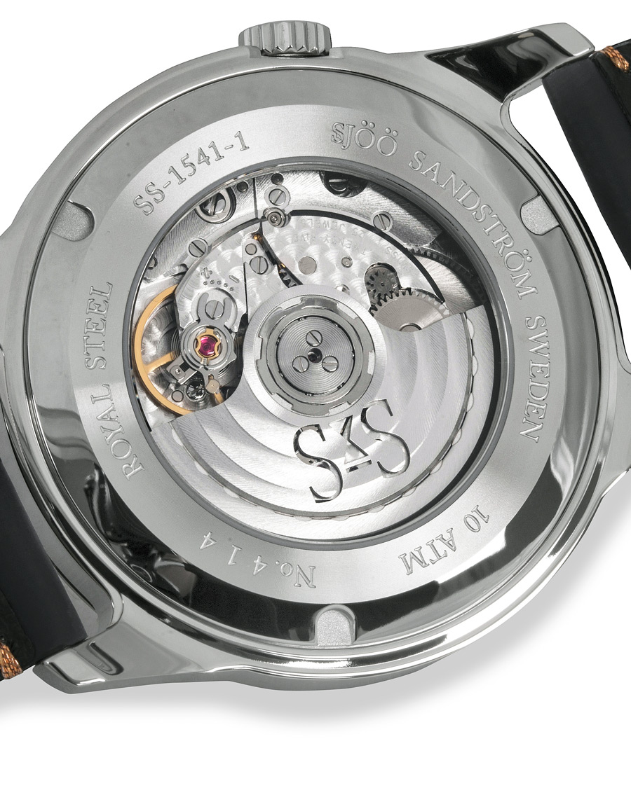 Herr | Sjöö Sandström Royal Steel Classic 41mm Grey and Blue Calf | Sjöö Sandström | Royal Steel Classic 41mm Grey and Blue Calf