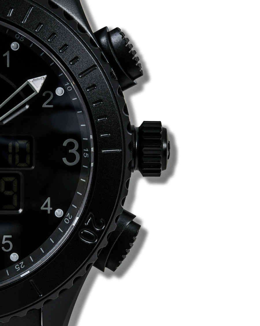 Herr | Sjöö Sandström UTC Skydiver 44,2mm Black Night and Black Rubber | Sjöö Sandström | UTC Skydiver 44,2mm Black Night and Black Rubber